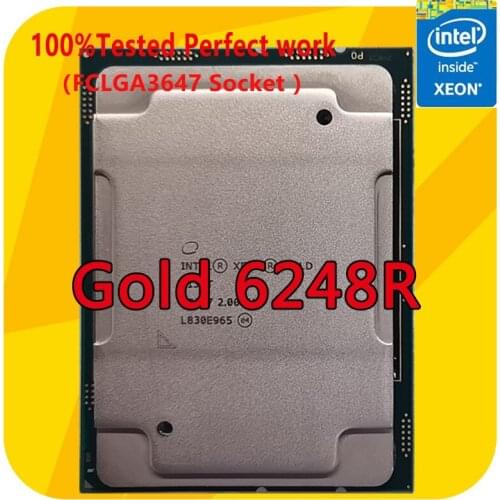 Intel Xeon Gold 6248R 3.0GHZ 24-Cores 48-Thread 35.75MB Smart Cache CPU Processor 205W LGA3647 For Server Motherboard