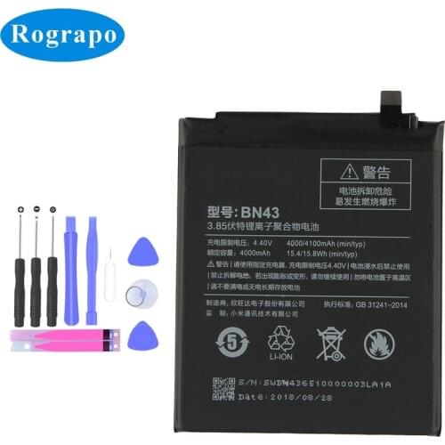 Rograpo Xiaomi Redmi 4X Phone Batteries