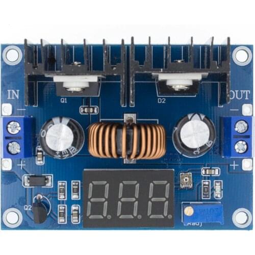 LED Voltmeter PWM Adjustable 4-36V To 1.25-36V Step-Down Board Module XL4016 8A 200W DC-DC Power drop Module