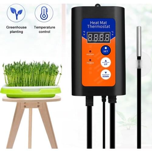 Intelligent Temperature Controller Temperature Control Sensor Regulator Plant Crawler Temperature Humidity Control Instrument