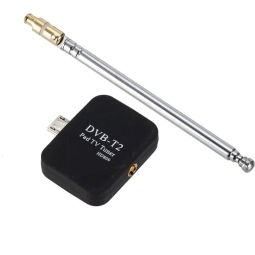 USB TV Tuner DVB T2 DVB-T Dongle TV Receiver HD Digital TV Watch Live TV Stick For Android Pad Phone TV
