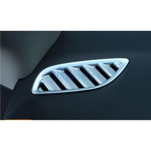 Interior Dashboard Side Vent Cover Moulding Trim Panels Cover Chrome For Mitsubishi Outlander 2013-2019 Car Styling Accessories