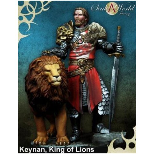 1/24 Scale 75mm Unpainted Resin Figure King of Lions