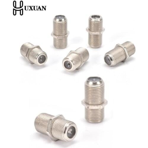 10pcs F Type Coupler Adapter Connector Female F/F Jack RG6 Coax Coaxial Cable Used In Video Or 1pcs SMA RF Coax Connector Plug