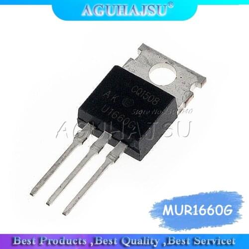 10pcs MUR1660G TO220 MUR1660CT U1660G TO-220 MUR1660 1660CT new original