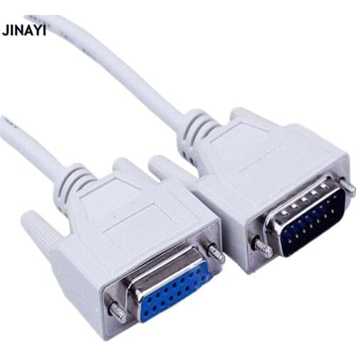 15 Pin DB15 Male to Female Serial Port Extend DATA Cable 1.5m 3m Connector