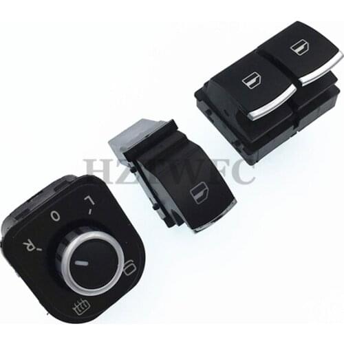 5K3 959 857 5ND 959 565A 5ND 959 855 Electronic Mirror Window Control Switch For VW Eos Golf GTI Free Shipping