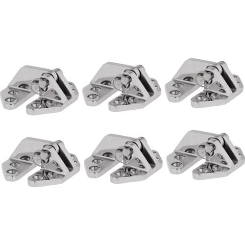 6pcs Hinge Hatch In 316 Stainless Steel With Detachable Pin Hardware Marine Boat Accessories