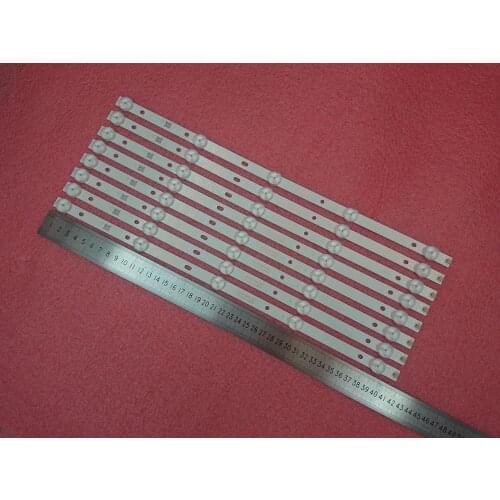 80pcs/lot LED Backlight strip for 43PFT4001 43PFT6100S 43PHT4001 43PFF5459 42PUF6052 K420WD7 4708-K420WD-A3213K01 TH-43C500C