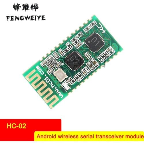 Panel HC-02 Bluetooth Module Android Wireless Serial Transceiver Module Data Transparency Compatible with HC-06