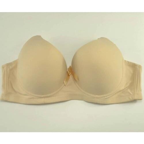 Bingyanfushi smooth solid Bras For Women push up cup C D E plus size 38-46 lenceria Lingerie Underwire Bralette bra D03