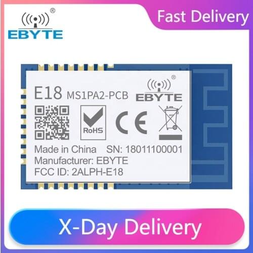 E18-MS1PA2-PCB Zigbee IO CC2530 PA 2.4Ghz 100mW PCB Antenna IoT uhf Wireless Transceiver Transmitter and Receiver RF Module