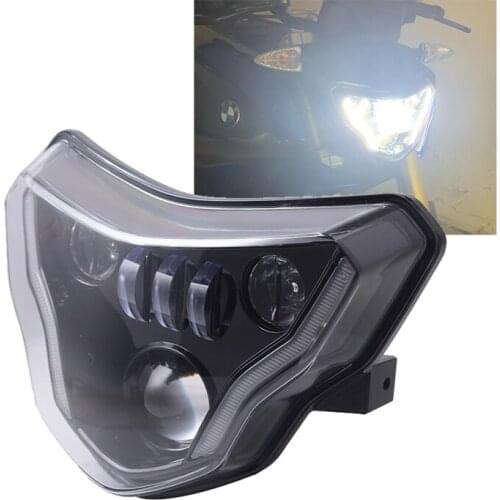 Warranty For BMW G310GS G310R 100W LED Headlights for BMW G 310GS 310R Motorcycle Lights with Complete Devil eyes Assembly Kit