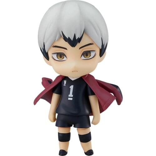 Haikyuu!! Kitashinsuke Q Version 10Cm Hand-Made Model Decoration Doll Toy Japan Anime Figure Collectible Model Anime Toys Gift