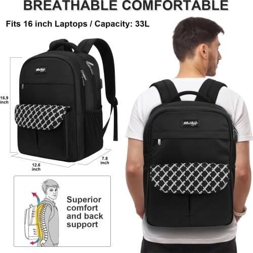 Multifunction USB Charging Men 15.6 Inch Laptop Backpack Anti Theft Enlarge Men Travel Backpack For Teenager Drop Shipping