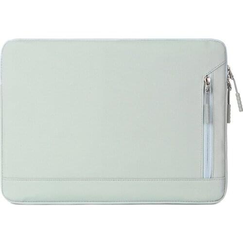 Soft Waterproof Tablet PC Pad Sleeve Laptop Bag Pouch With Cell Phone Mouse Cable Pocket Holder For iPad Macbook Lenovo HUAWEI