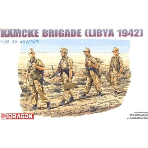 DRAGON 6142 1/35 Scale 1942 German Ramk Paratrooper Brigade Libya 1942 model kit