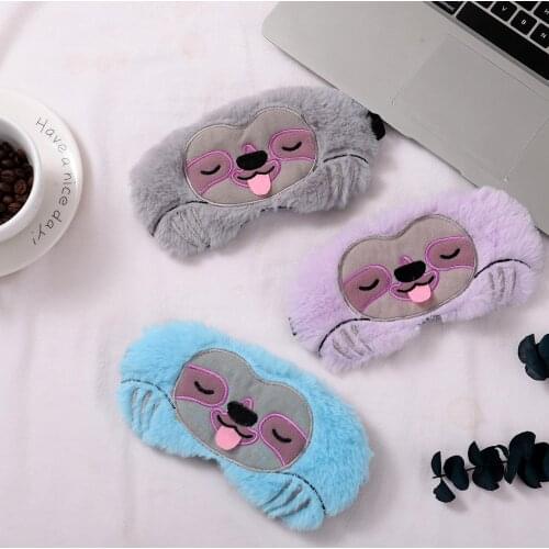 Plush Cute Sleep Kids Dream Mask Night Sort Bandage Children Eye Cover Blindfold For Travel Sleeping Band Aid Nap Health Relax