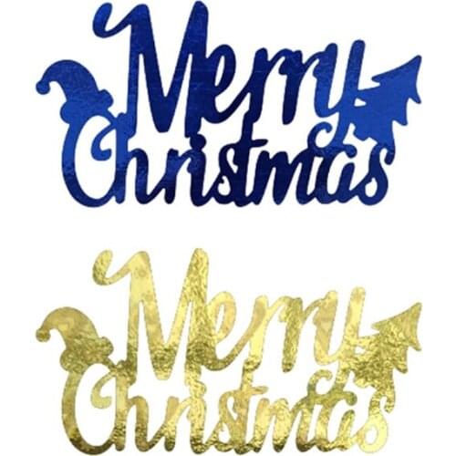 Merry Christmas Metal Cutting Dies Stencil DIY Scrapbooking Album Paper Card Template Mold Embossing Decoration