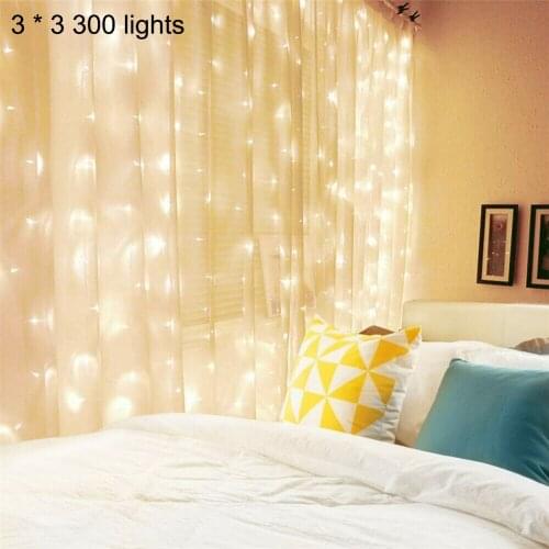 LED Curtain Lights Wedding String Lights USB Powered Waterproof Lights Fairy Garland LED Copper Wire Lights for Party Home Decor