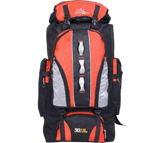 New Waterproof Rucksack Trekking Bag Pack 90L Outdoor Travel Hiking Camping Backpack High-Capacity Leisure Time Mountaineering