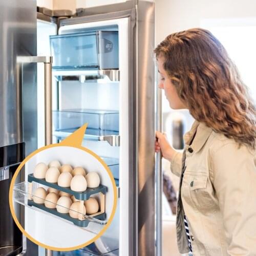 Egg Storage Box Storage Egg Holders Kitchen Organizer Refrigerator Egg Rack Kitchen Egg Holder Storage Organizer