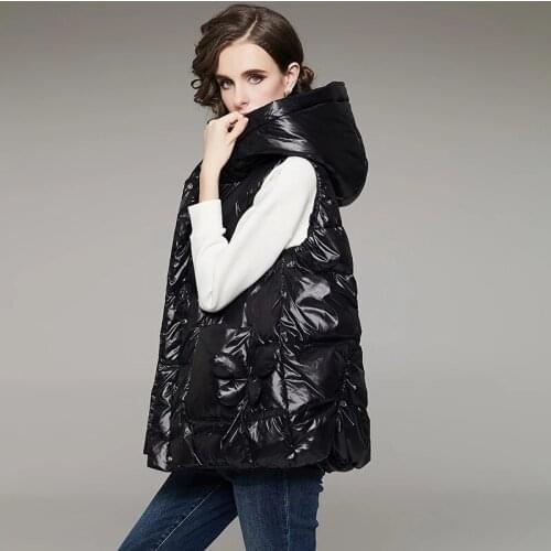 Womens Winter Vest Plus Size Solid Stand Collar Pockets Ladies Casual Sleeveless Vest Jackets Waistcoat for Female Ins Hot sale