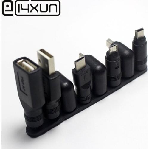 1set Commonly used USB set 5.5*2.1mm Female jack to Mini / Micro / Type-C / USB 2.0 Male Plug DC Power Connector Adapter