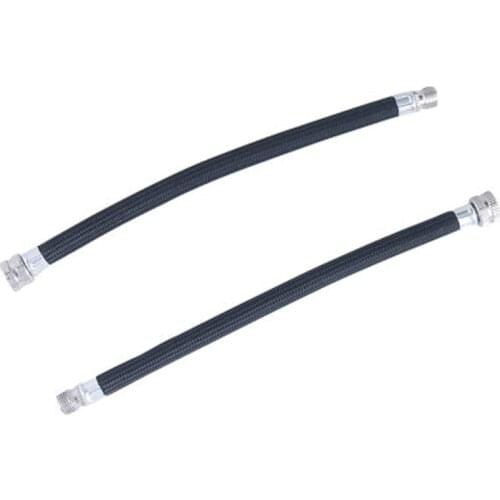 2Pcs/set 155*7.5mm Portable Bicycle Black Pump Extension Hose Inflatable Tube Air Pump Bicycle Accessories Parts