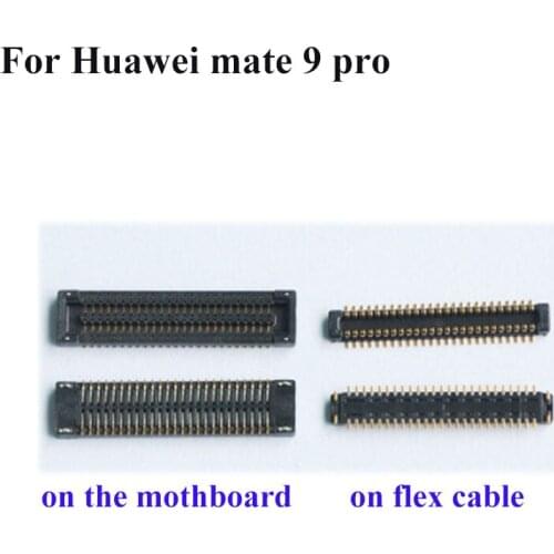2pcs FPC connector For Huawei Mate 9 pro 9pro LCD display screen on the flex cable For Huawei Mate9 pro 9pro