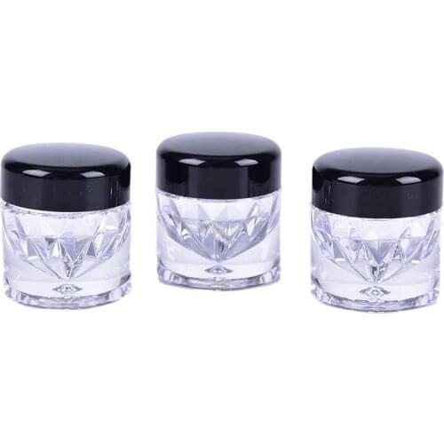 3 Styles Clear Empry Cosmetic Sifter Loose Powder Jars Container Screw Lid DIY Bottle For Makeup Tools 1PCS Hot