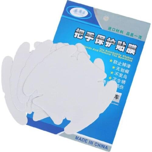 4pcs/lot Universal Car Door Handle Scratches Guard Protector Sticker Protective Cover Invisible Clear Urethane Film Promotion