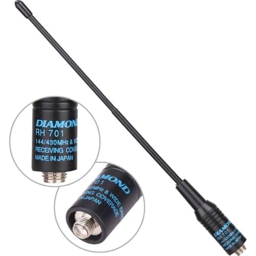 Diamond RH701 SMA-Female Dual Band VHF/UHF 144/430MHz Antenna For Baofeng UV-5R BF-888S Portable Walkie Talkie Radio
