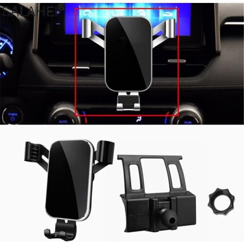 Car Phone Holder For Toyota RAV4 2020 Interior Dashboard Air Vent Cellphone Holder Mount Stand Clip For Toyota RAV4 2019 2020