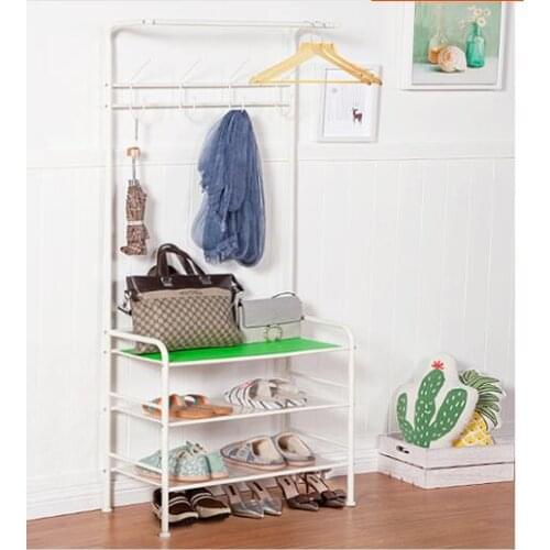 Balcony iron art racks. Metal folding hangers. Balcony multi-function creative leisure table