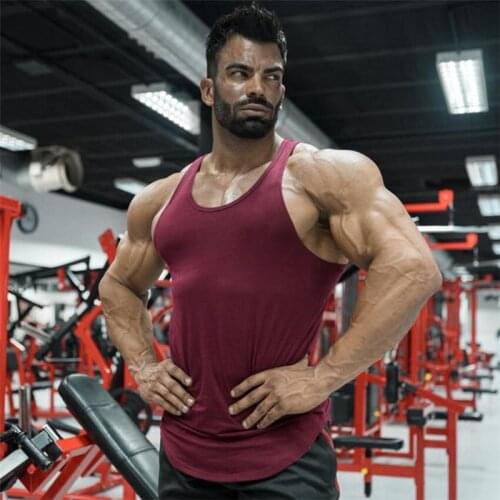Brand Running Vest Sports Sleeveless T Shirt Men Fitness Gym Tank Top Men Solid Compression Tanktop Bodybuilding Tshirt