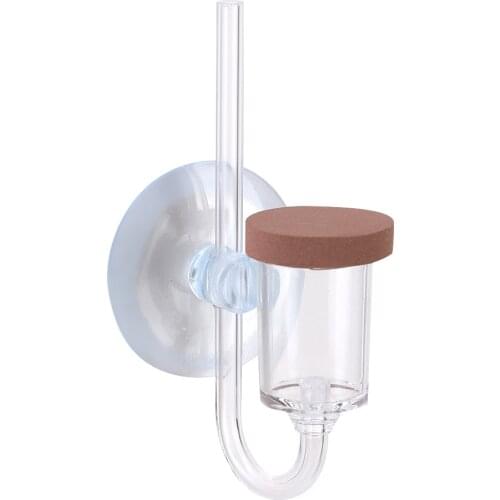 CO2 Diffuser Aquarium Bubble Count Diffuser Water Breeding Carbon Dioxid Made Of Transparent Acrylic Resin Totally Transparent