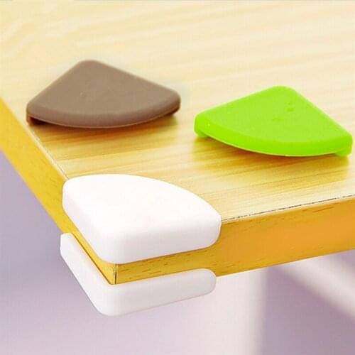 4pcs/Lot Baby Safety Corner Transparent Anti-Collision Angle Guard Edge Protection Cover Children Safe For Desk Table