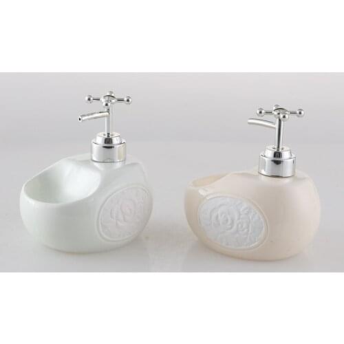European Ceramic Creative Lotion Bottle Hand Sanitizer Shower Gel Bottle Wash Household Bathroom Accessories Soap Dispenser