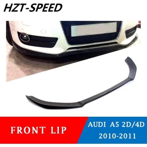 FRP Front Bumper Lip Spoiler For Audi A5 S5 Sedan 2010 2011