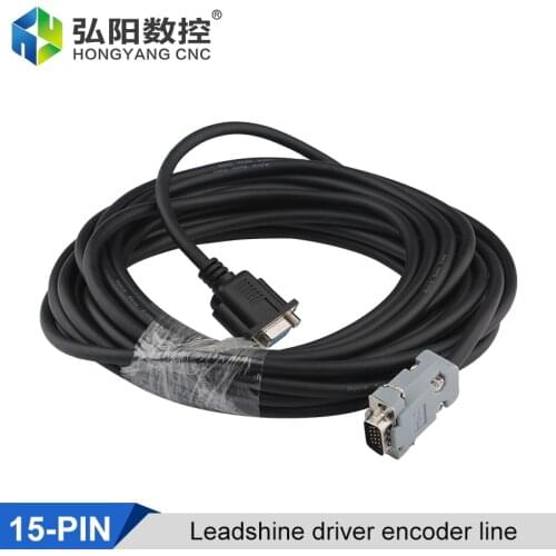 Leadshine Encoder Cable 8m 10m 12m Hybrid Servo Driver Extension Cable CNC Milling Machine Motor Driver Connection Cable