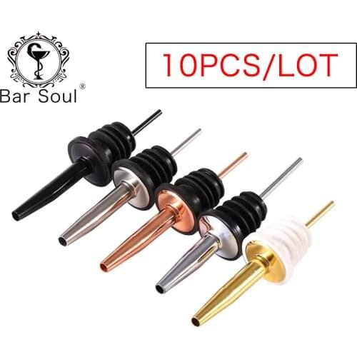Bar Soul Creative Wine Pourer Bottle Stopper Stainless Steel Various Wine Bottle Pour Fluent Working Flair Professional Tools
