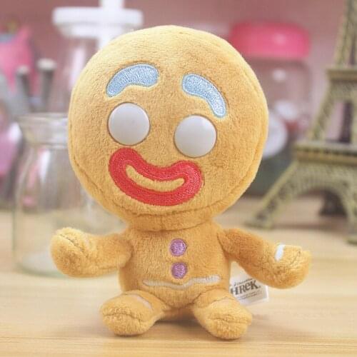 Disney Movie Series Cartoon Character Gingerbread Man Cookies Plush Toy Pendant Decorations 11cm