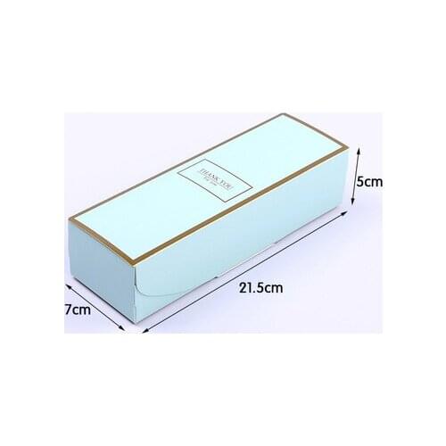 Brief elegent gold stamp macaron box Bakery Box for Biscuits Cookie mooncake biscuit Packaging paper boxes