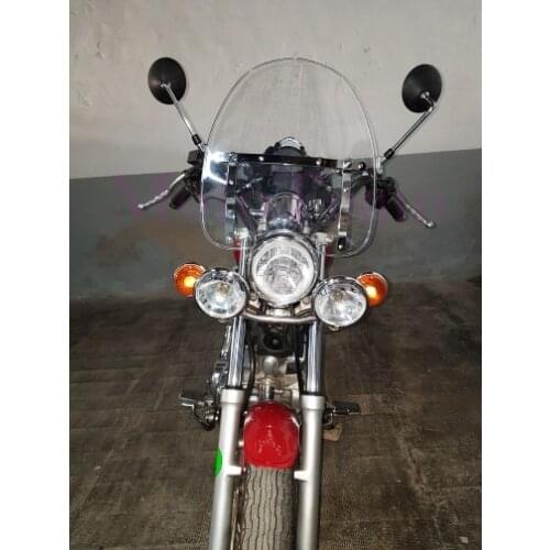 New For Yamaha Road Royal V Star 250 650 950 1100 1300 1600 Vmax V-max 1200 1700 1900 Virago1969-2017 Moto Windshield Windscreen