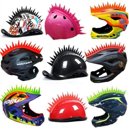 Fashion Motorcycle Helmets Decoration Creative Style Motocross Mudguards Fender Accessories Off Road Helmet Adhensive Decoration