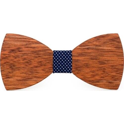 Y166 Men High Quality Wooden Bow Ties Classic Business Butterfly Solid Wood Bow Tie