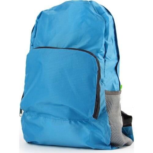 2021 New Waterproof Soild Nylon Casual Back Pack Men Women Folding Travel Backpack Foldable Bagpack Girl Shoulder Bag