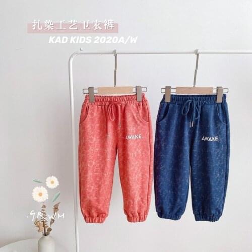 Autumn Children Pants For 2-10 Yeas Babies Boys Girls Casual Sport Pants Jogging Enfant Garcon Kids Children Retail Trousers