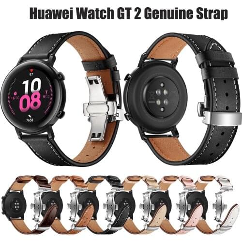 For Huawei Watch GT 2 Strap 22mm Genuine Leather Watch Band Strap For Gear S3 Classic Leather Watchband For Samsung Gear S3 Belt
